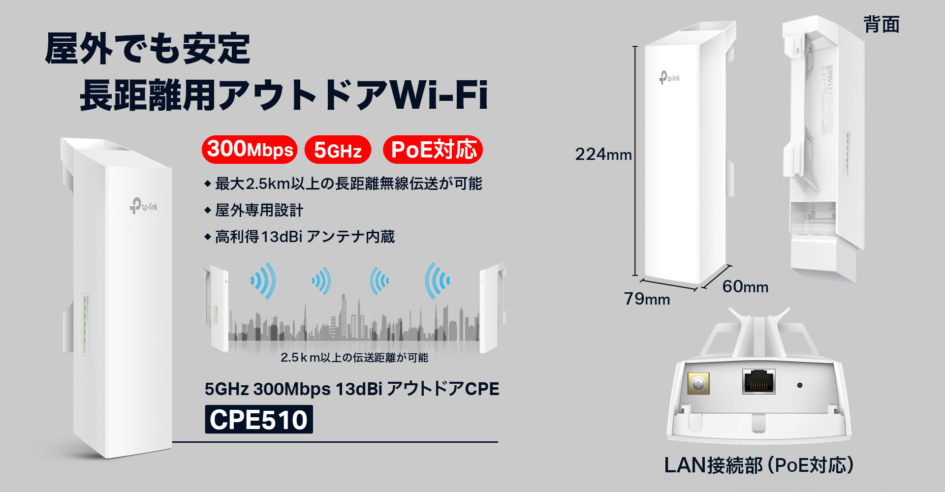 Outdoor Long-Range Wi-Fi Device