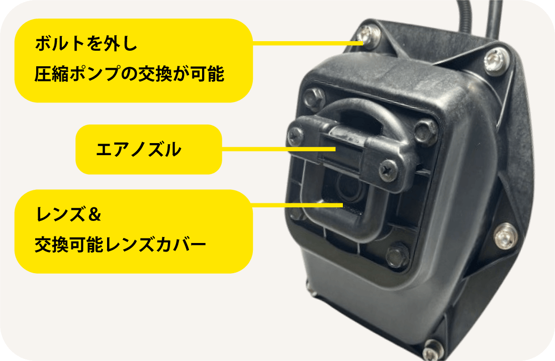 どこでも使えるエアポンプ内蔵型