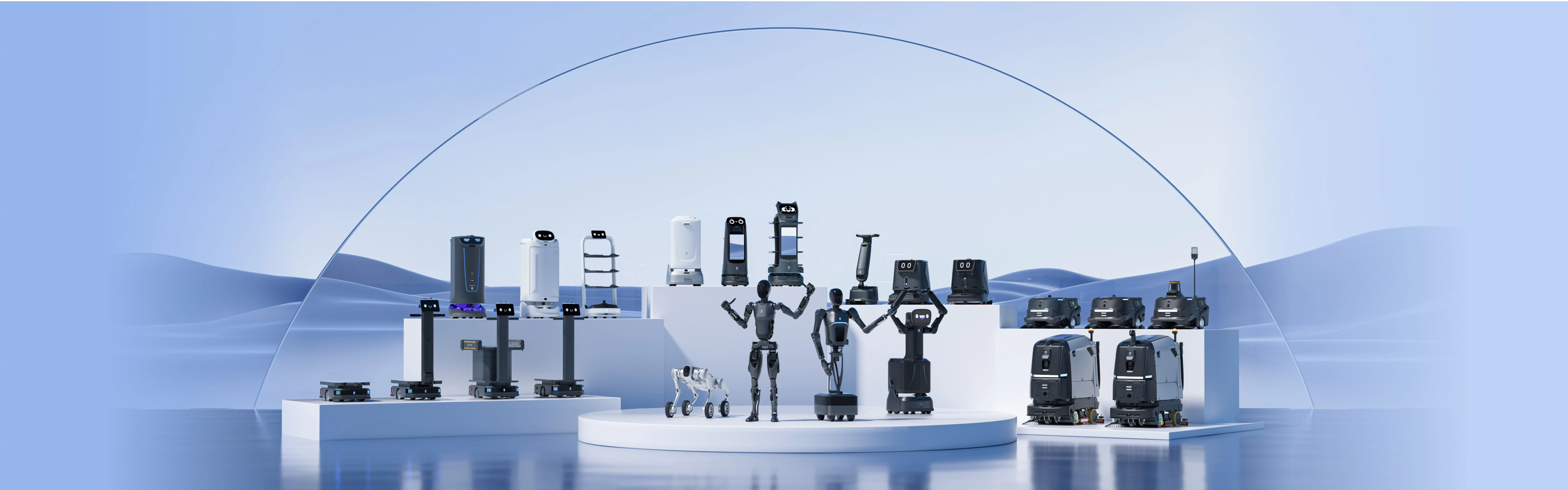 PUDU 業務用清掃ロボット ラインナップ